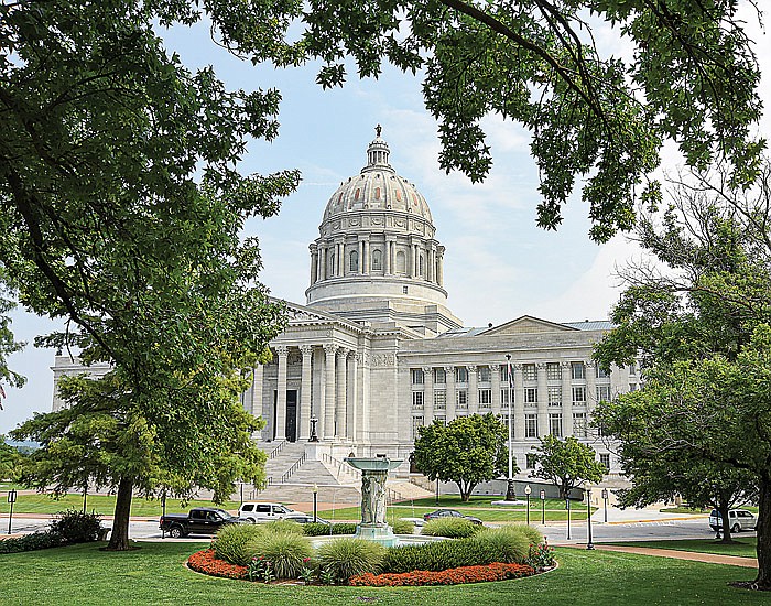 Facilities Management crews have been working on the state Capitol grounds to get them into top shape for Missouri Bicentennial celebrations in and around the building.