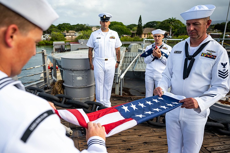 Missouri Bicentennial flags sent to ships based at Pearl Harbor