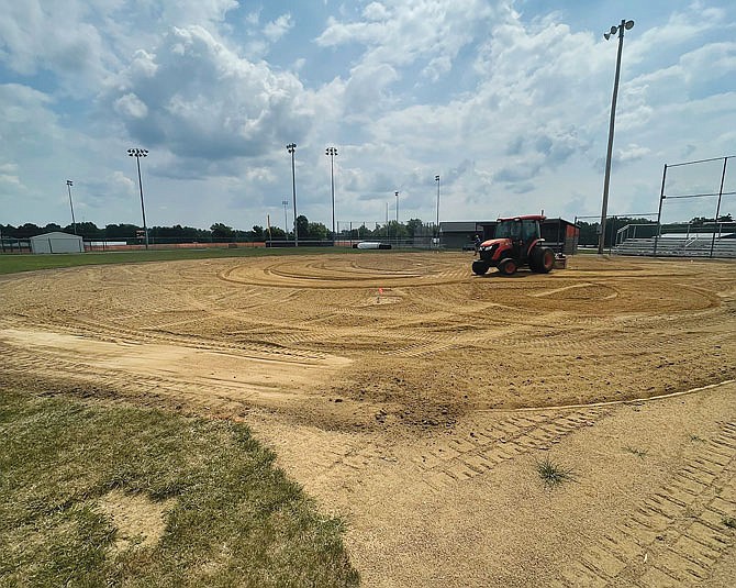 New Bloomfield softball, baseball fields getting new infield dirt