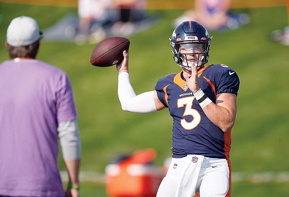 Drew Lock, Teddy Bridgewater look even in first day of Broncos