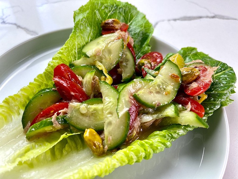 Tomato, Cucumber and Tuna Salad (Arkansas Democrat-Gazette/Kelly Brant) 8-11-21