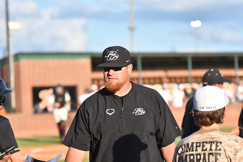 Pleasant Grove head baseball coach Riley Fincher, who recently led the Hawks (35-8) to a Class 4A state championship in Austin, received national recognition on Wednesday when the American Baseball Coaches Association named him the high school coach of the year. (Photo courtesy of Kevin Sutton)