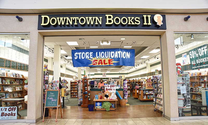 Downtown Books II in Jefferson City's Capital Mall is closing at the end of business Sunday, Aug. 29, 2021.