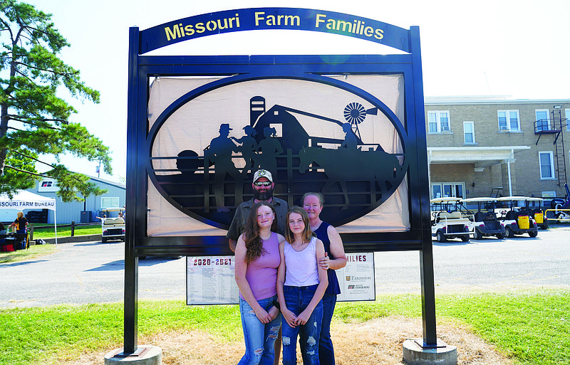 The Murphy family was selected as the Callaway County Missouri Farm Family by University of Missouri Extension in Callaway County and the local Farm Bureau. 