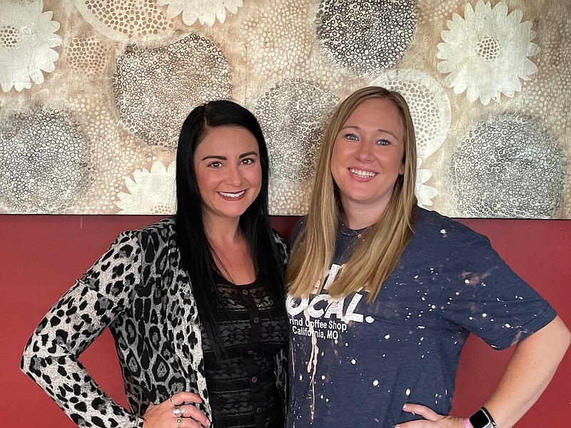 <p>Democrat photo/Kaden Quinn</p><p>In the wake of the passing of Rashelle Reed, close friend Kayle Kiesling (left) and sister-in-law Katlyn Zuidervaart (right) have worked together in collaboration with the California Eagles to plan a benefit celebrating Reed’s life and raising money for the Reed family.</p>