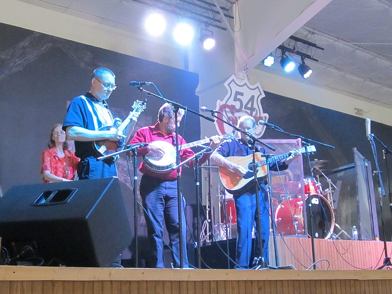 <p>Submitted</p><p>Members of the Purdy River Band from left, Brian Elzey, Chuck Lahr, Dave Anderson and (background) Beth Anderson play September 2016 at the Bluegrass & BBQ Festival.</p>