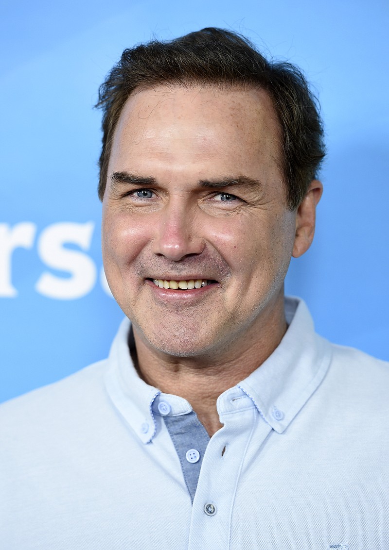 Norm Macdonald arrives at the NBC Universal Summer Press Day in Pasadena, Calif., on April 2, 2015. Macdonald, a comedian and former cast member on "Saturday Night Live," died Tuesday, Sept. 14, 2021, after a nine-year battle with cancer that he kept private, according to Brillstein Entertainment Partners, his management firm in Los Angeles. He was 61. (Photo by Chris Pizzello/Invision/AP, File)