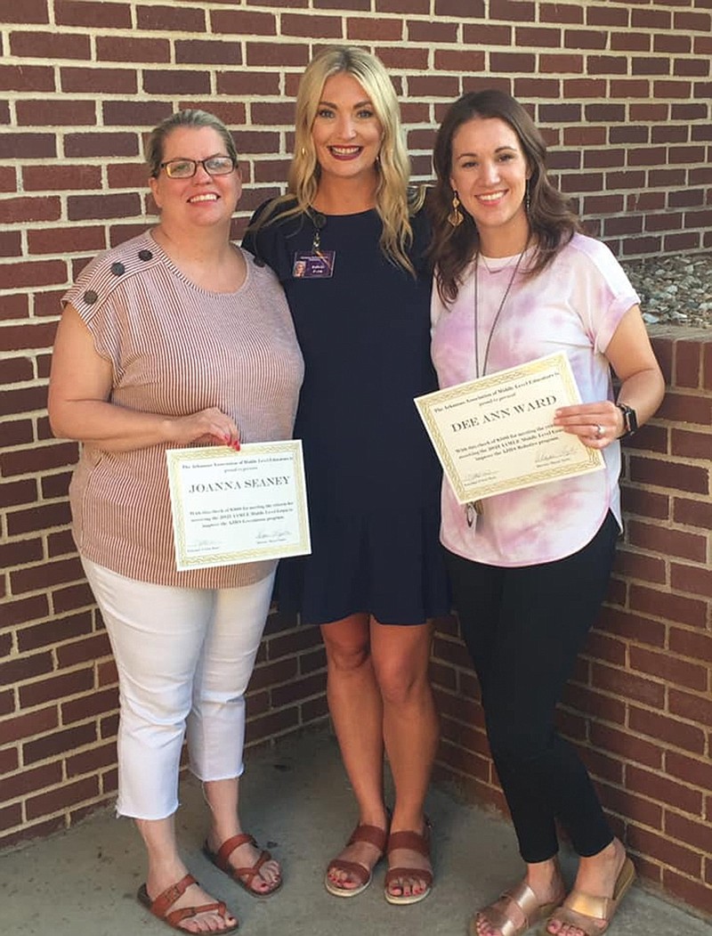 From left, Joanna Seaney, Felicia Horn and Dee Ann Ward. (Photo courtesy of Ronda Pounds/AJHS)
