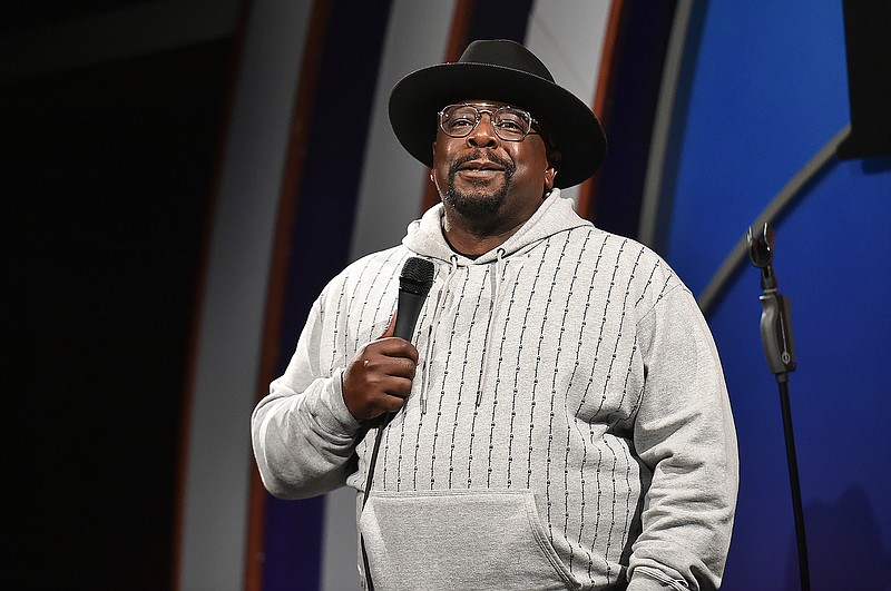 Cedric the Entertainer performs during "Stand Up for Haiti" comedy fundraiser in Los Angeles on Aug. 30, 2021. The comedian and actor will host Sunday's Emmy ceremony, airing on CBS. (Photo by Richard Shotwell/Invision/AP, File)