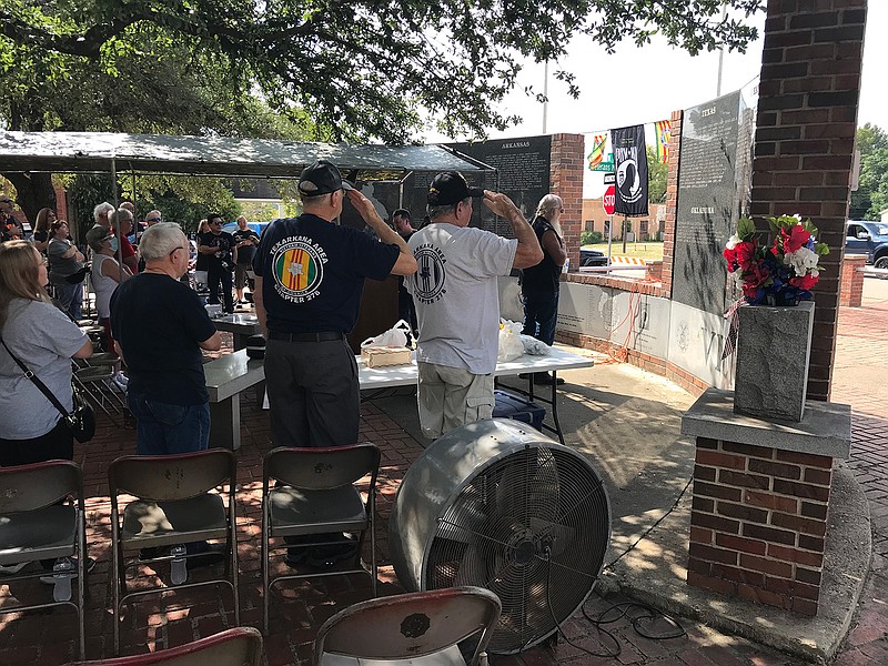 About 50 local veterans attended the city's 33rd annual POW-MIA Vigil. The two- day event is an effort to honor and remember those U.S. military service men and women who were, and still are, classified as either Prisoners of War or Missing in Action.
