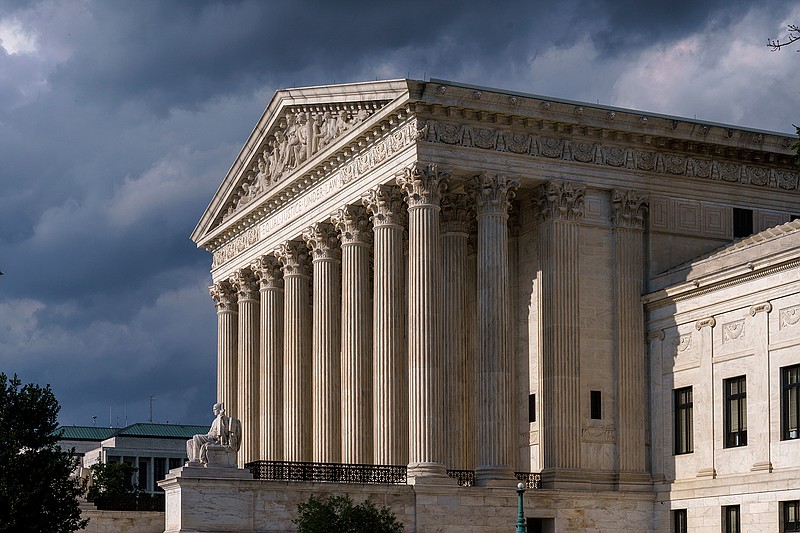 This June 8, 2021 file photo shows the Supreme Court building in Washington. On Friday, Sept. 24, 2021, The Associated Press reported on stories circulating online incorrectly asserting that after a legal challenge from Robert F. Kennedy Jr. and a group of scientists, the U.S. Supreme Court ruled COVID-19 vaccines are unsafe and "canceled universal vaccination." While Kennedy said he has been a part of more than 30 lawsuits on the subject of vaccine safety, those are at different stages of the judicial process and none have appeared before the Supreme Court. (AP Photo/J. Scott Applewhite)