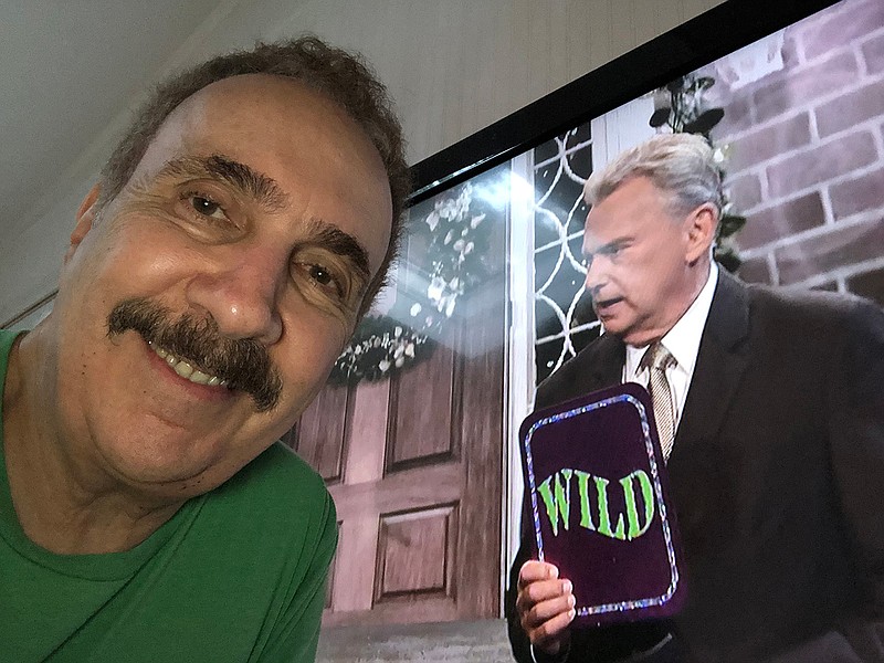 Jerry Zezima prepared for his "Wheel of Fortune" Zoom audition. (Jerry Zezima/TNS)