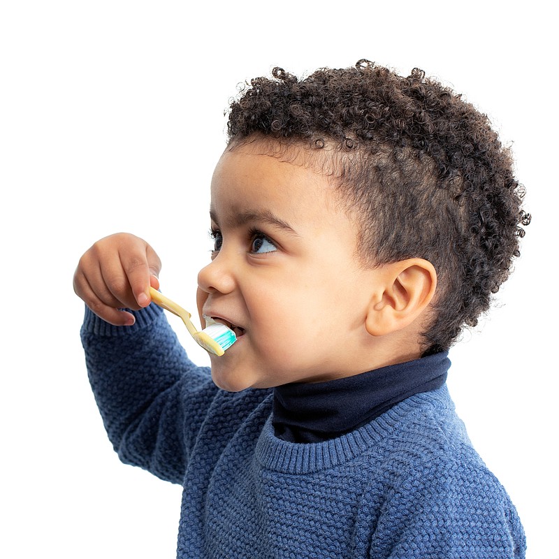 It can take time, and, yes, it can be quite messy, but children eventually do master brushing their teeth for themselves. (Dreamstime/TNS)