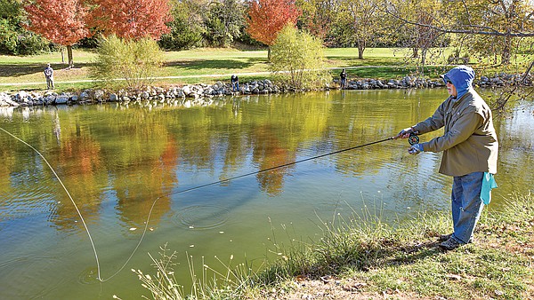 Hedrick Pond Trout Fishing 