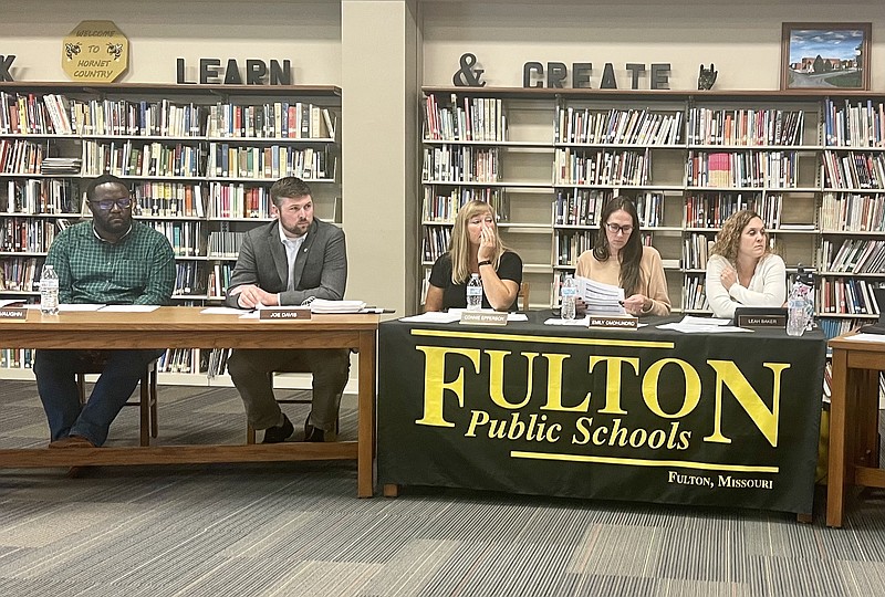 <p>Paula Tredway/FULTON SUN</p><p>The Fulton School District 58 Board of Education will hear from director of transportation Bryan Abbott at tonight’s meeting. The meeting starts at 7 p.m. in the Fulton High School library/media center. They will be holding Special Olympics Awards in the high school’s common area at 6:30 p.m.</p>