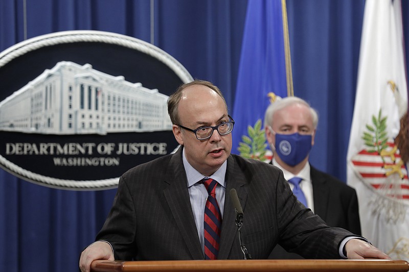 <p>AP File</p><p>Acting Assistant U.S. Attorney General Jeffrey Clark speaks Oct. 21, 2020, as he stands next to Deputy Attorney General Jeffrey A. Rosen during a news conference at the Justice Department in Washington, D.C. Clark, who aligned himself with former President Donald Trump after he lost the 2020 election, has declined to be fully interviewed by a House committee investigating the Jan. 6 Capitol insurrection, ending a deposition after around 90 minutes Nov. 5.</p>