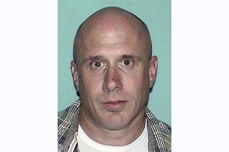This undated photo released by the Gloucester County Prosecutor’s Office shows Sean Lannon. Authorities on Wednesday, March 10, 2021, searched for Lannon, a man wanted for questioning in a homicide in New Jersey and in the slayings of four people whose bodies were found inside a vehicle parked in a New Mexico airport garage. (Gloucester County Prosecutor’s Office via AP)