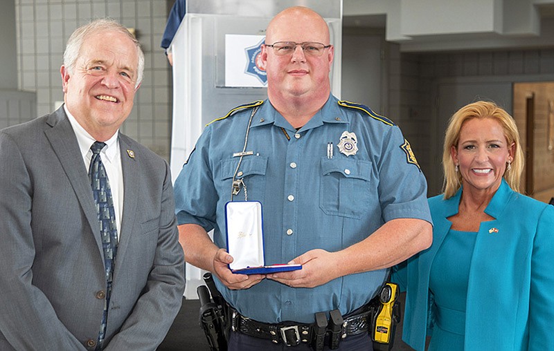 Trooper Rutledge Saline County trooper earns top state police award | The Arkansas ...