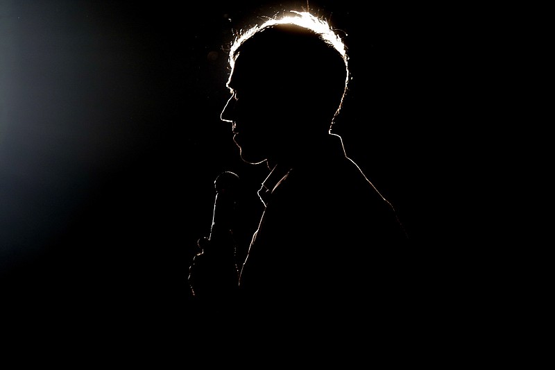 Texas Democrat gubernatorial candidate Beto O'Rourke pauses while speaking during a campaign event in Fort Worth, Texas Friday, Dec. 3, 2021. (AP Photo/LM Otero)