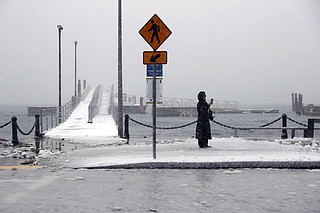 Winter storm lashes East Coast with deep snow, high winds | The ...