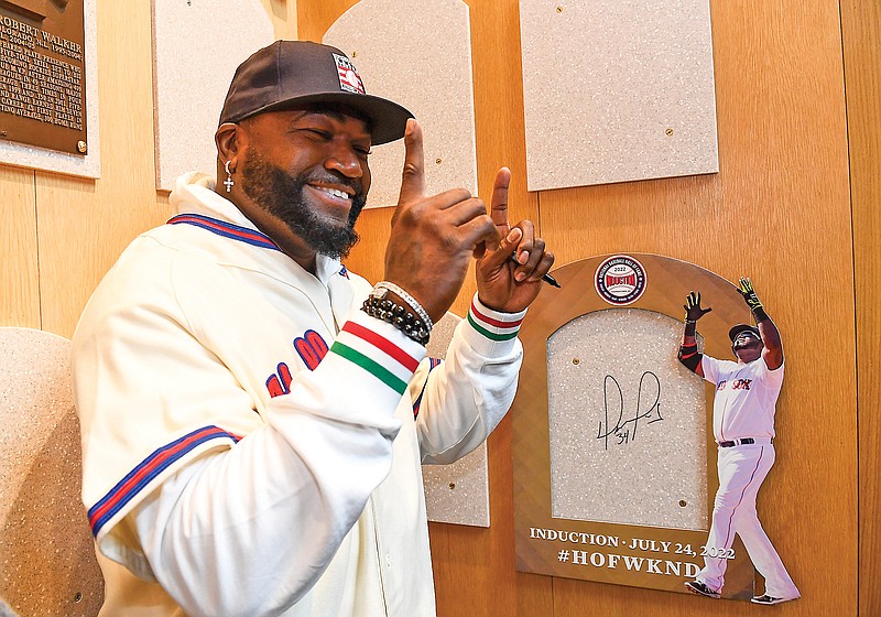Hall Of Fame David Ortiz Signature Thank You For The Memories