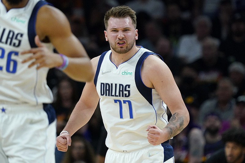 Doncic leads Mavs over Suns 123-90 in Game 7 blowout