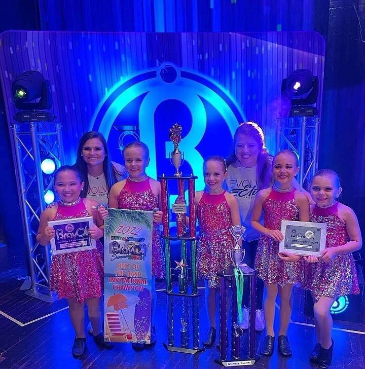 Competing against dance teams from across the country, Evolve Dance Academy’s petite small group team topped them all and took home the 2022 National Grand Championship for the petite division ages 5-8 at Iowa State in Ames, Iowa.