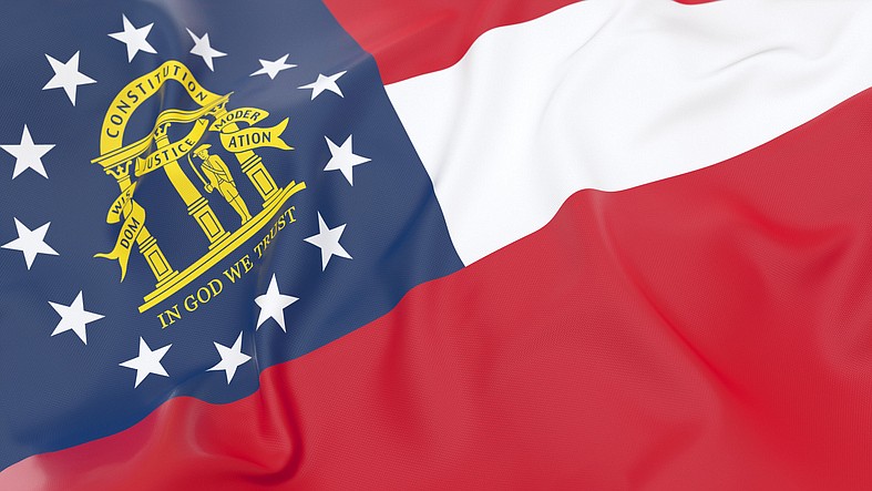 Georgia state flag / Getty Images/CGinspiration