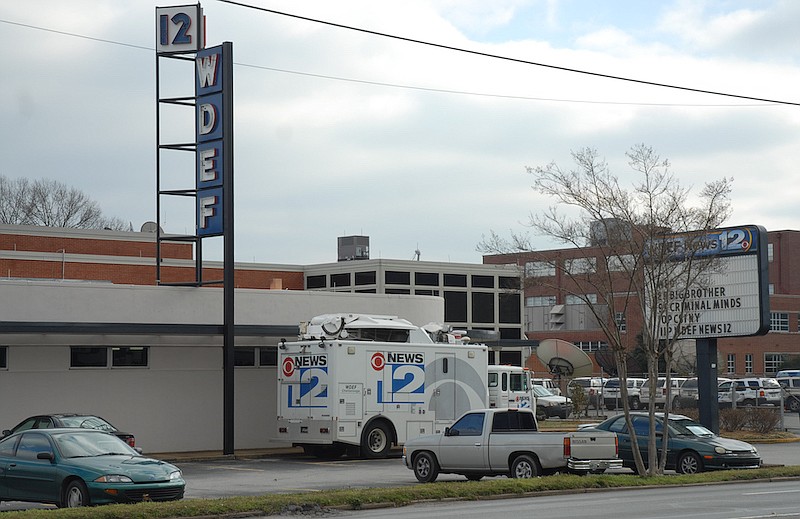 Staff file photo / This 2008 photo shows Chattanooga's oldest television station, WDEF-TV, located on South Broad Street.