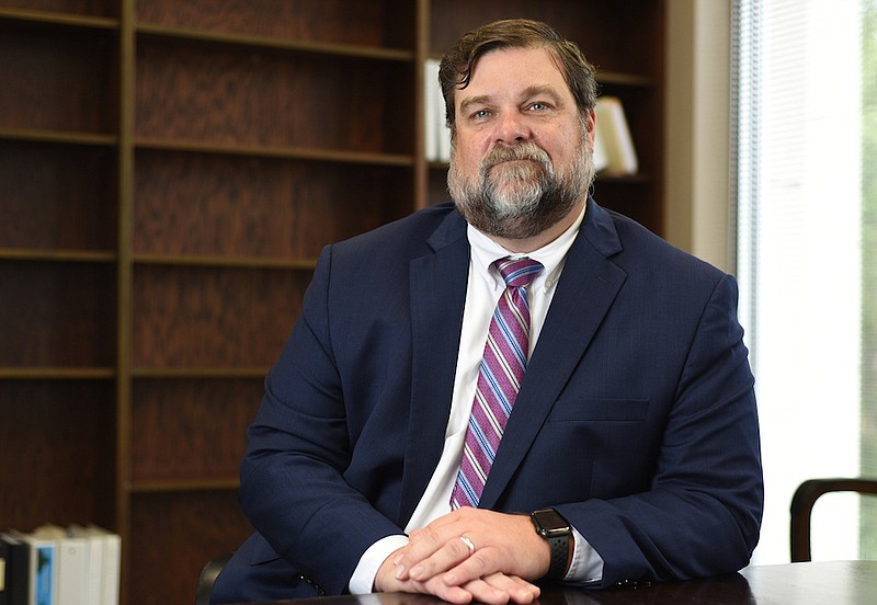 Staff photo by Matt Hamilton / Executive assistant district attorney Cameron Williams at the Hamilton County Criminal Court Building on Tuesday, August 30, 2022.