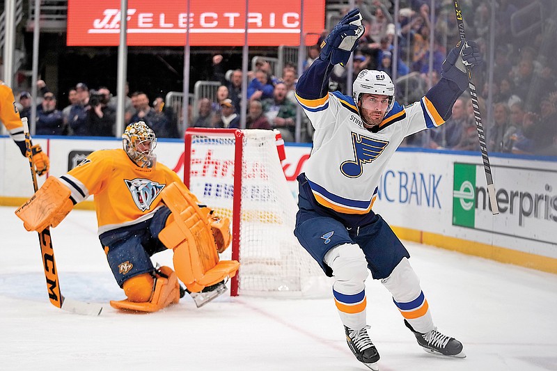 Thomas, Saad spark Blues in 5-2 win against Predators | Jefferson City ...