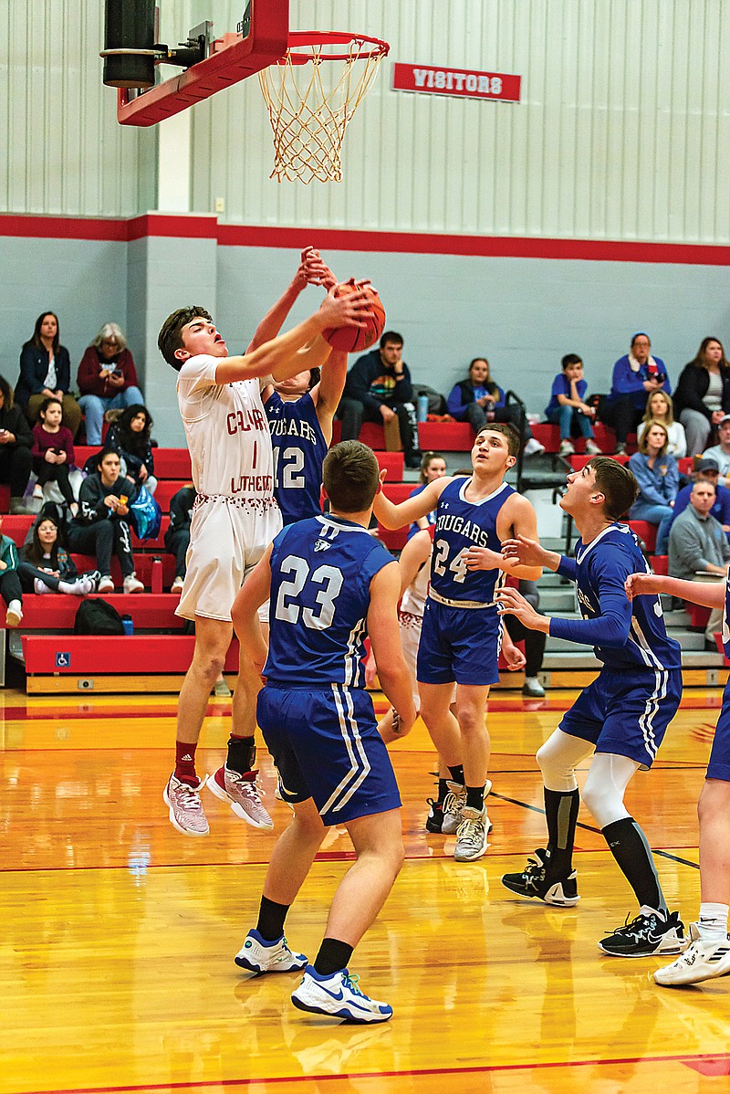 Calvary Lutheran boys beat Climax Springs on Senior Night Jefferson
