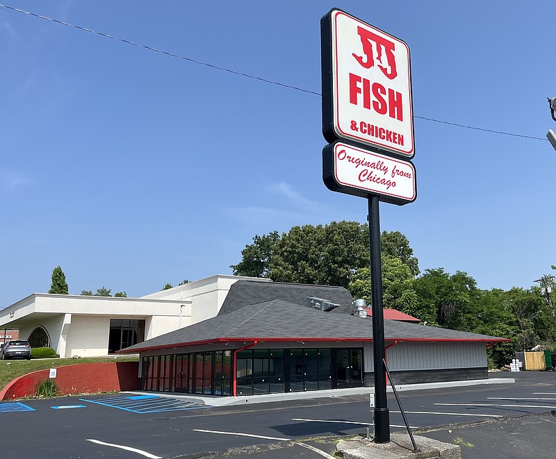 Staff Photo by Dave Flessner / The JJ Fish & Chicken location on Highway 58, pictured Wednesday, had a soft opening this week but does not have an opening date set yet.