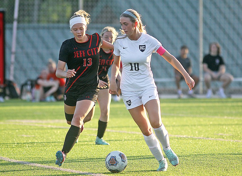 Helias girls soccer gets offensive in 4-0 win vs. Jefferson City ...