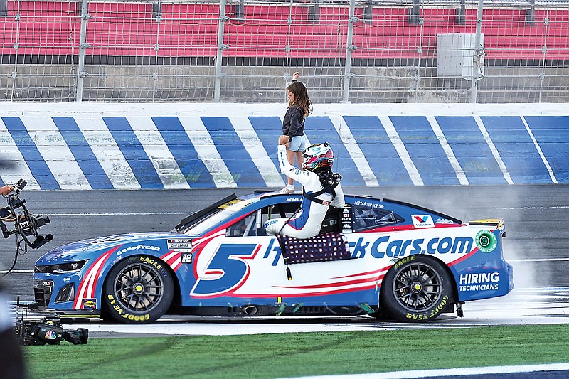 Larson dominates at The Roval in NASCAR playoff elimination race ...