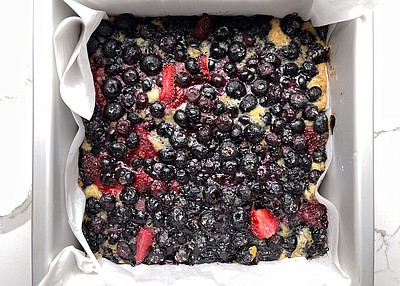 Every Day Is Summer Berry Cookie Bars