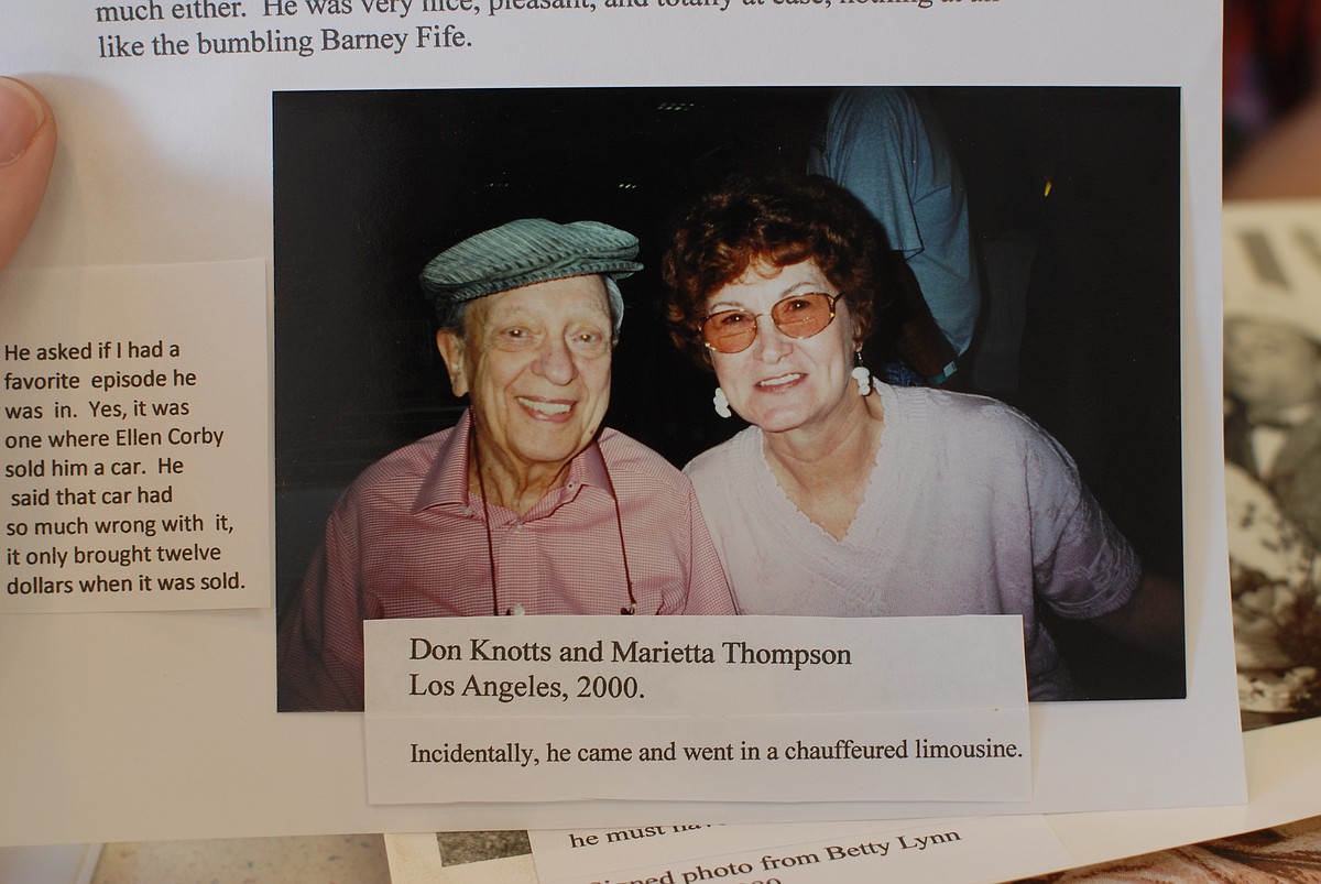 Tuckerman woman recalls meeting the cast of The Andy Griffith Show ...