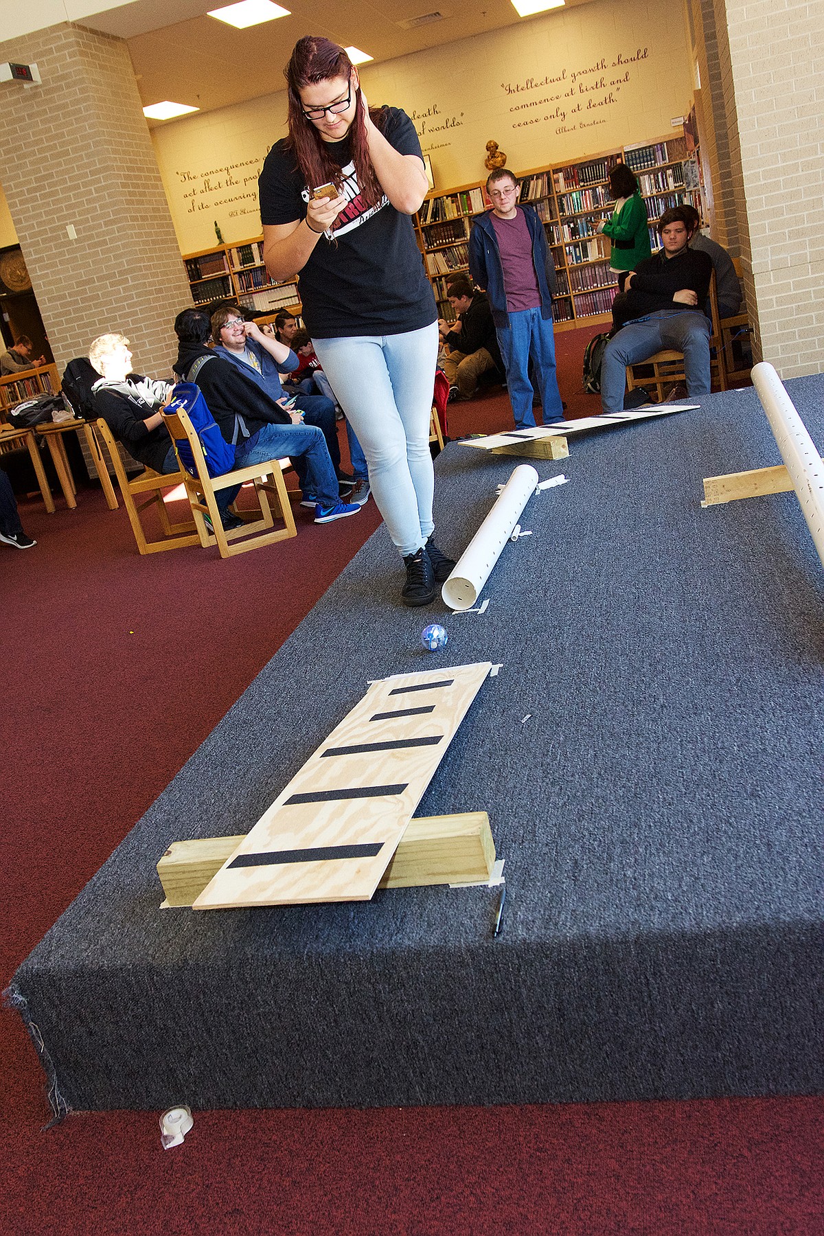 Students code robots for obstacle course | The Arkansas Democrat ...