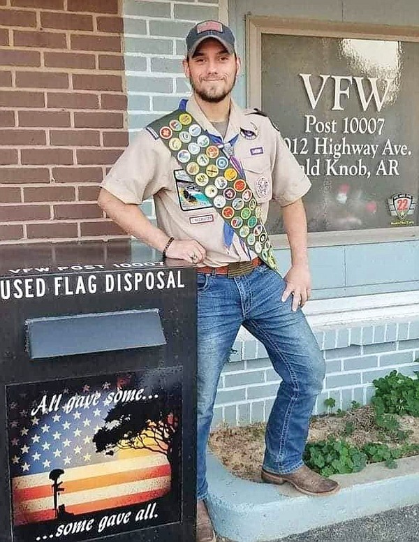 VFW names Bald Knob alum Scout of the Year The Arkansas Democrat