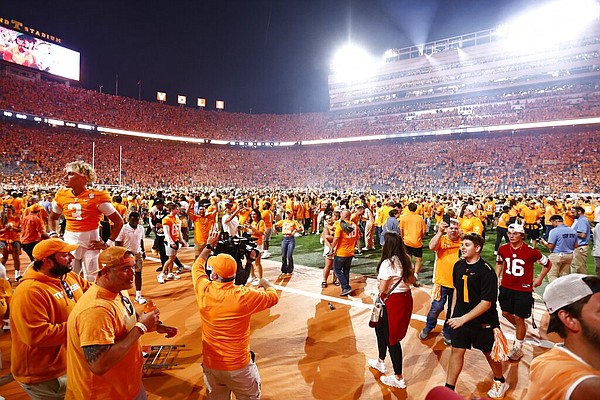 Video reactions, photos from the Vols victory over Bama Saturday