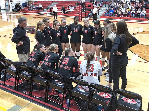 Lady Jays volleyball battles past Webb City into Class 4 Final Four Lady Jays volleyball battles past Webb City into Class 4 Final Four