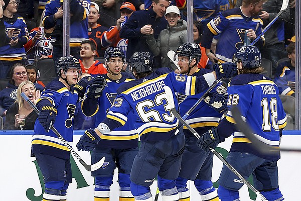 Blues beat Oilers 6-3 for eighth victory in 10 games - Vimarsana News