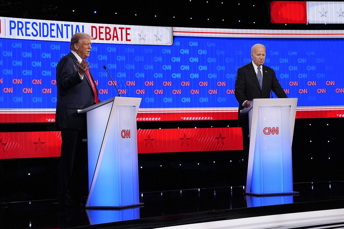 WATCH: First 2024 presidential debate between Biden and Trump ...