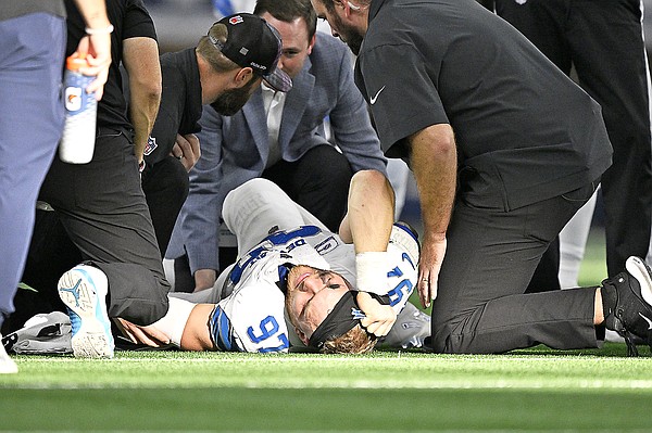 Lions Pass Rusher Hutchinson Needs Surgery After Injury To Left Tibia ...