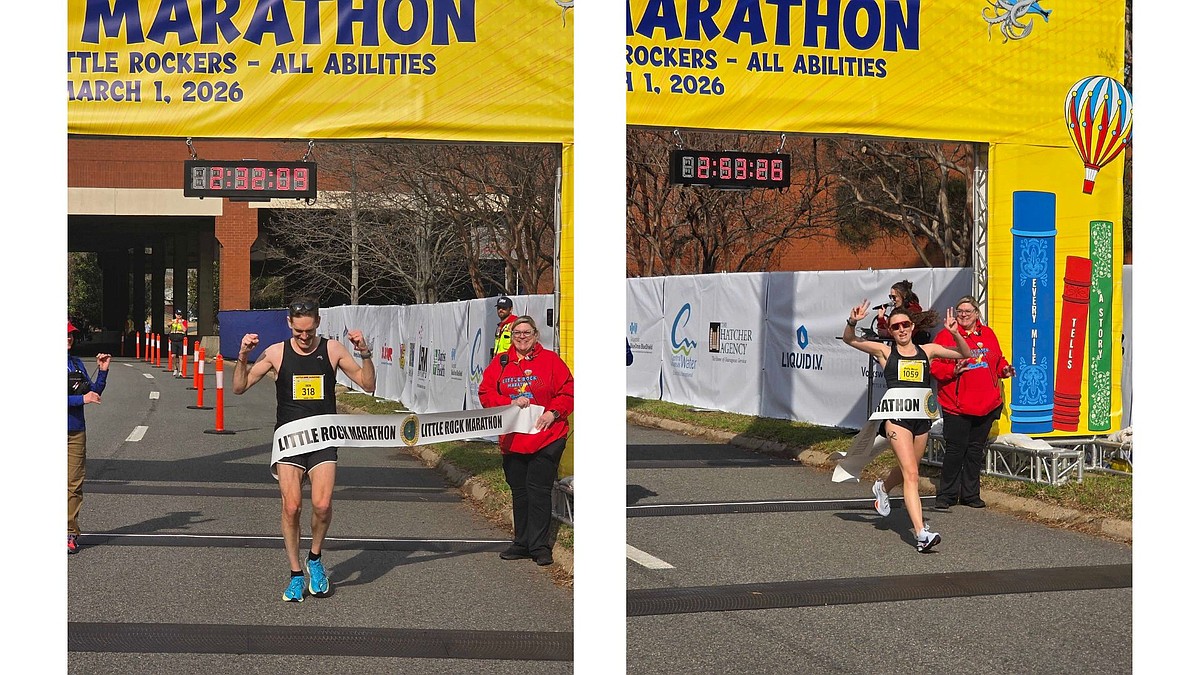 Baltimore man, Jacksonville woman win 2026 Little Rock Marathon