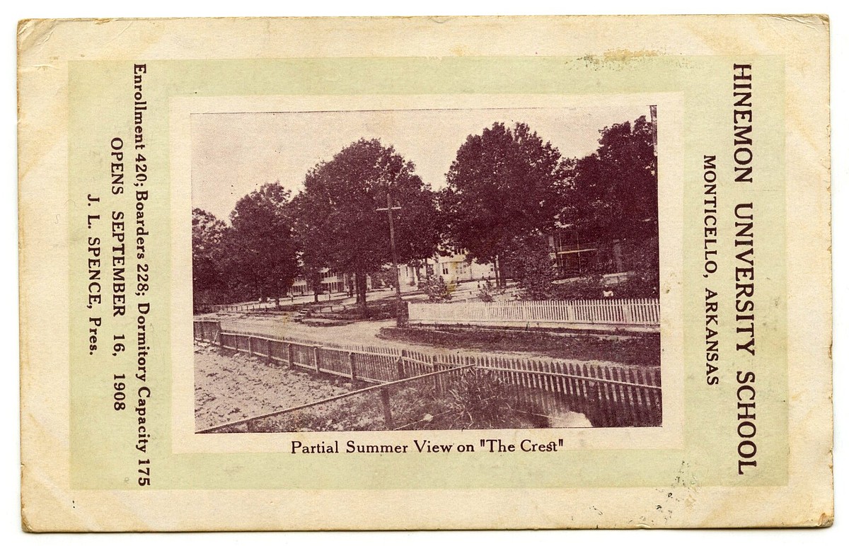Arkansas Postcard Past: Monticello in 1908