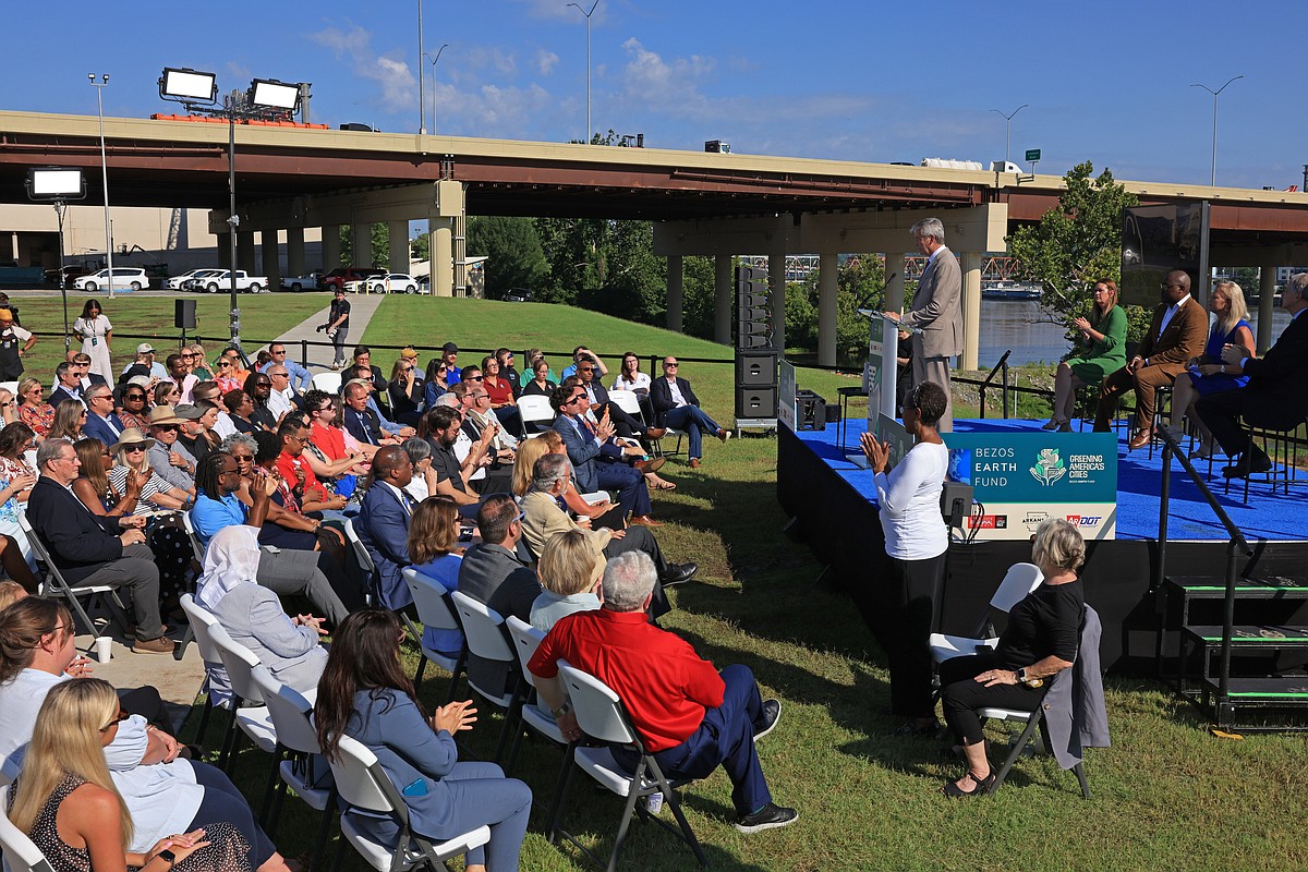 Officials hail $30 million grant to fund future downtown Little Rock park from group founded by Jeff Bezos