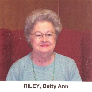 Photo of Betty Ann Eustice Riley