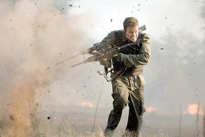 Bob Lee Swagger (Mark Wahlberg) is a former Marine Corps sniper who becomes the subject of a nationwide man-hunt in The Shooter. 