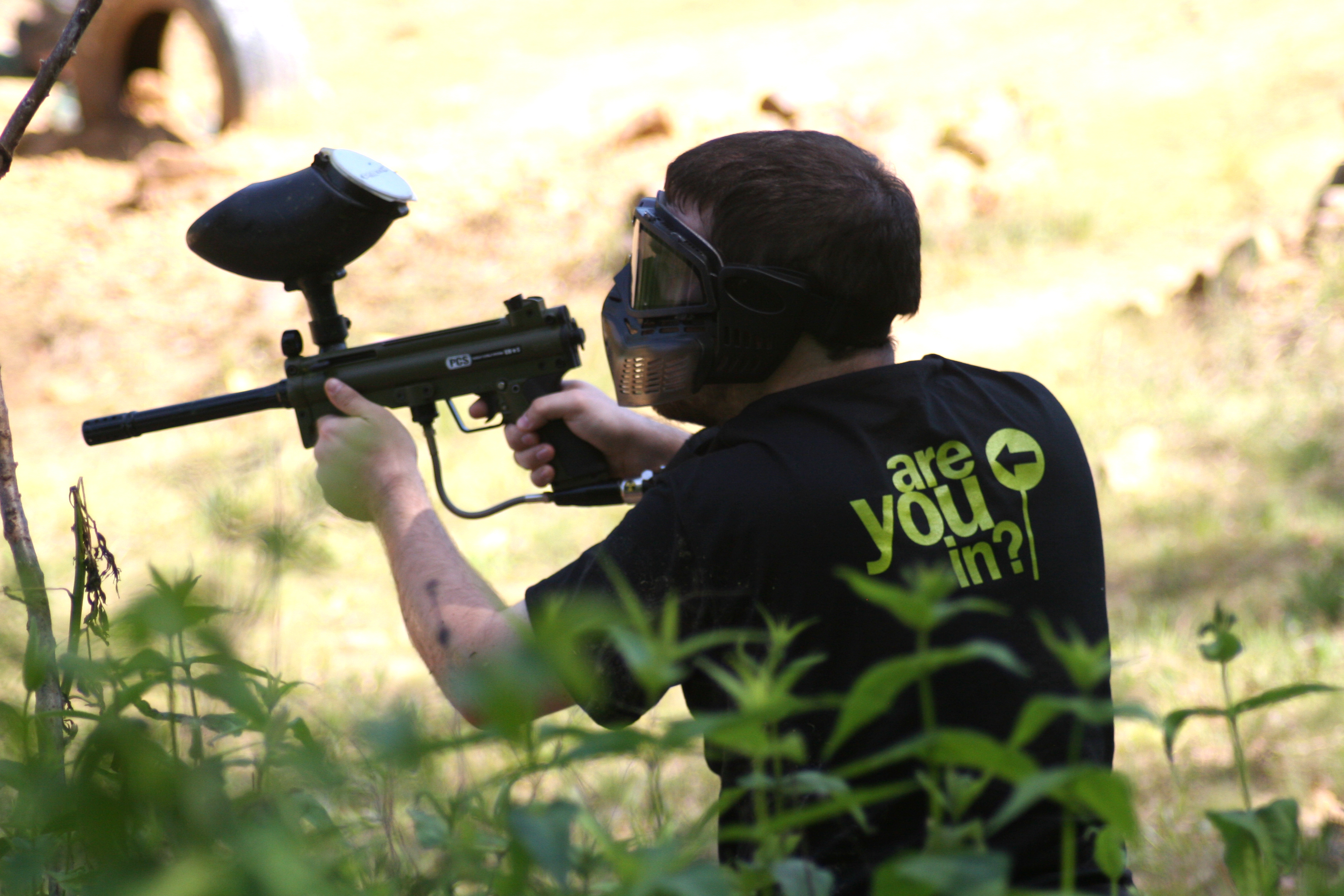 Stealthy Lance in the "trenches" course.